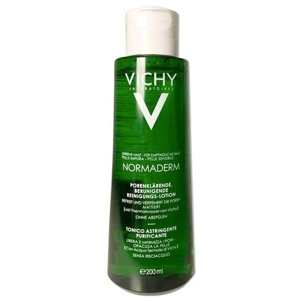 Vichy Normaderm Tónico Astringente Desincrustante Piel Grasa y Poros Obstruidos 200ml | Merkamas