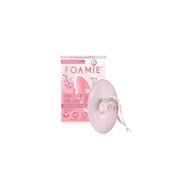 Foamie Jabón Ducha Sólido Cherry Blossom Rice Milk Hidratación Vegana Aroma Floral | Merkamas