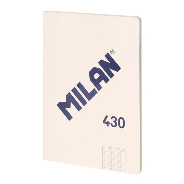 Pack 3 Cuadernos A4 Encolados Beige Milan ColecciÃ³n 430 | Papel 95gr Microperforado | Merkamas