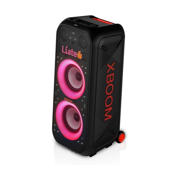 Altavoz Fiesta LG XL9T Negro 1000W Bluetooth 5.1 IPX4 | Sonido Potente y Luces para tus Eventos | Merkamas