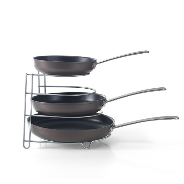 Sartenero Metaltex Canyon 4 Alturas Anti-Rayaduras | Organización Cocina Eficiente | Merkamas