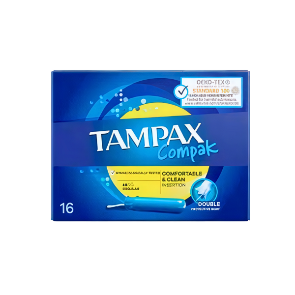 Tampax Compak Regular 16uds: Higiene Íntima Cómoda y Segura para Mujeres Activas | Merkamas