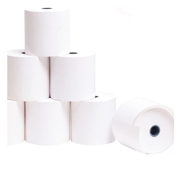 Pack 100 Rollos Papel Térmico Iggual 80x80mm Sin BPA | Impresión Clara y Duradera | Merkamas
