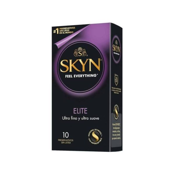 Preservativos Skyn Elite Ultra Fino LÃ¡tex-Free 10 Unidades | MÃ¡xima Sensibilidad y Confort | Merkamas