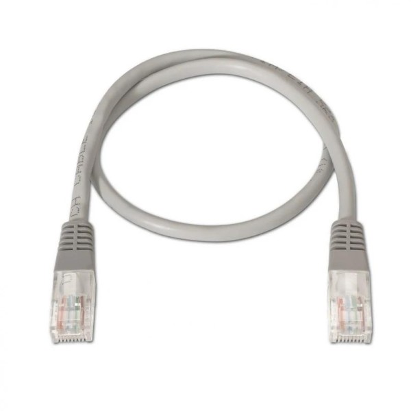 Latiguillo Red RJ45 Cat.6 UTP 50cm Gris Cobre Aisens | Conexión Estable y Rápida 1000 Mbps | Merkamas