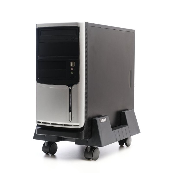 Iggual SOP1 Soporte CPU Ajustable con Ruedas para PC | Máxima Movilidad y Protección Antiestática | Merkamas