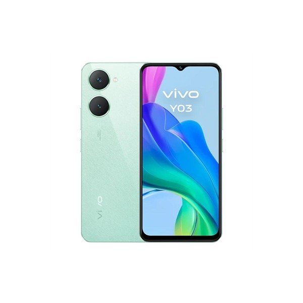 Vivo Y03 6.56" 4GB+4GB RAM Ampliada 128GB Gem Green | Móvil Económico Fiable España | Merkamas