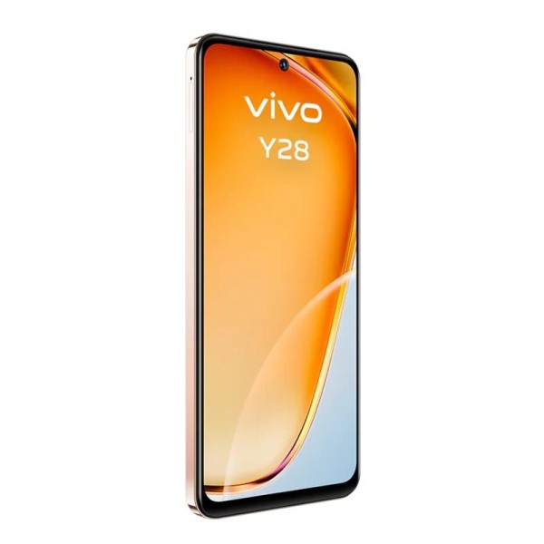 Smartphone Vivo Y28 6.68" 4GB(+4GB RAM) 128GB IP64 Gleaming Orange | Batería 6000 mAh Carga Rápida 44W | Merkamas