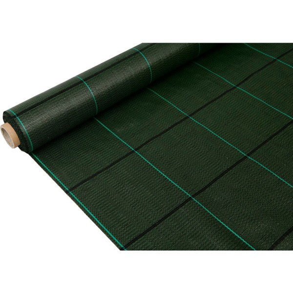 Malla Antihierba Faura Verde 1x10m 100g/m² Anti-UV | Control Jardín Duradero | Merkamas