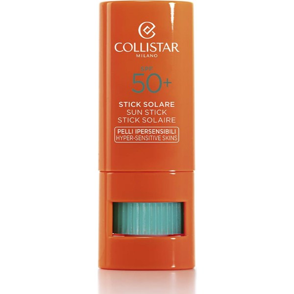 Collistar Solar Stick SPF50+ Pieles Muy Sensibles 9ml | Protección Solar Alta y Segura para Zonas Delicadas | Merkamas