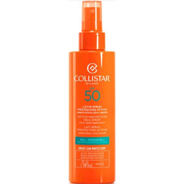 Collistar Active Protection Leche Corporal Spray Pieles Muy Sensibles SPF30 200ml | Protección Solar Alta y Suavidad | Merkamas