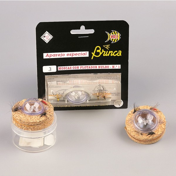 Aparejo Pesca Trucha 3 Moscas Flotador Buldo NÂº2 KALI | Captura Segura y Eficaz | Merkamas
