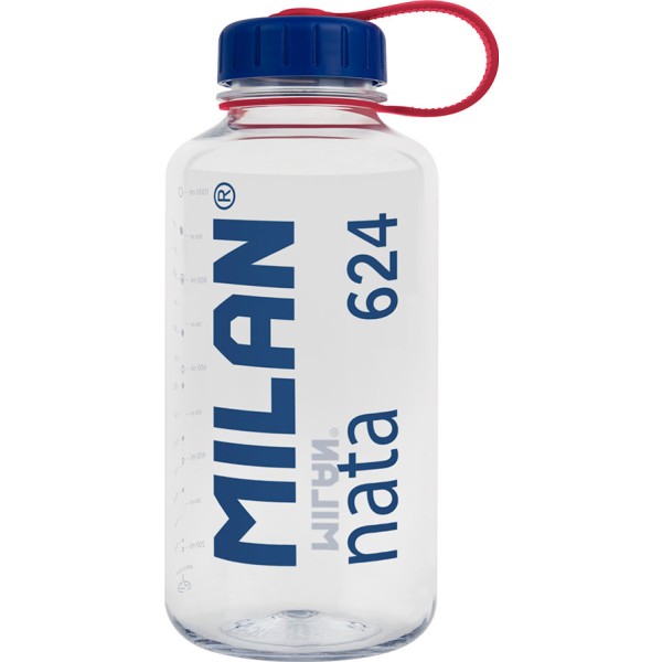 Botella Tritán 1L Milan Nata® 624 con Dosificador Extraíble Transparente | Merkamas