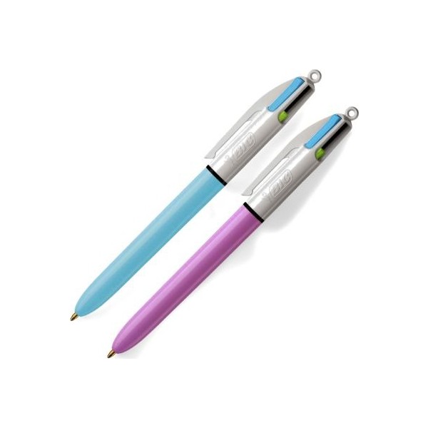 Bic Boli 4 Colours Fun Rosa Lila Verde Azul | Escritura Organizada y Divertida | Merkamas