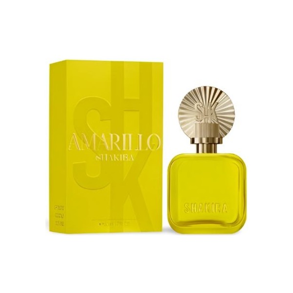 Eau de Parfum Shakira Amarillo 50ml | Fragancia Floral Frutal Energizante para Mujer | Merkamas