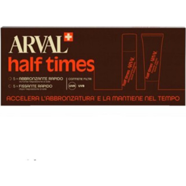 Arval Half Times Tratamiento Acelerador de Bronceado Pack 5 Unidades | Merkamas