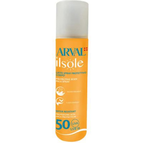 Arval Ilsole Body Milk Spray Protector SPF30 200ml - Alta Protección Corporal contra Daños Solares | Merkamas