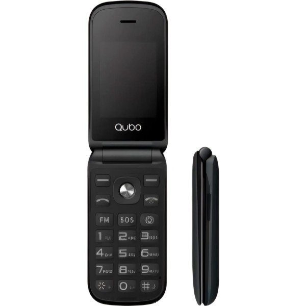 Móvil Senior Qubo X-209 4G Negro | Facilidad de Uso y Conectividad 4G Clara | Merkamas
