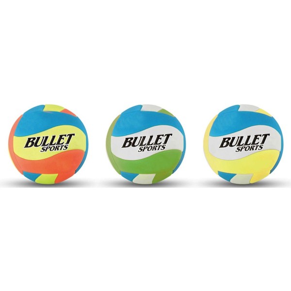 Balón Voleibol Ø22cm Colores Surtidos BASICS para Playa y Exterior | Diversión Duradera y Rebote Óptimo | Merkamas