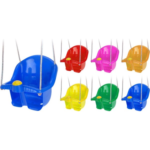 Columpio Cuerda Niños Pequeños BASICS Juego Seguro 20kg con Instalación Sencilla | Merkamas