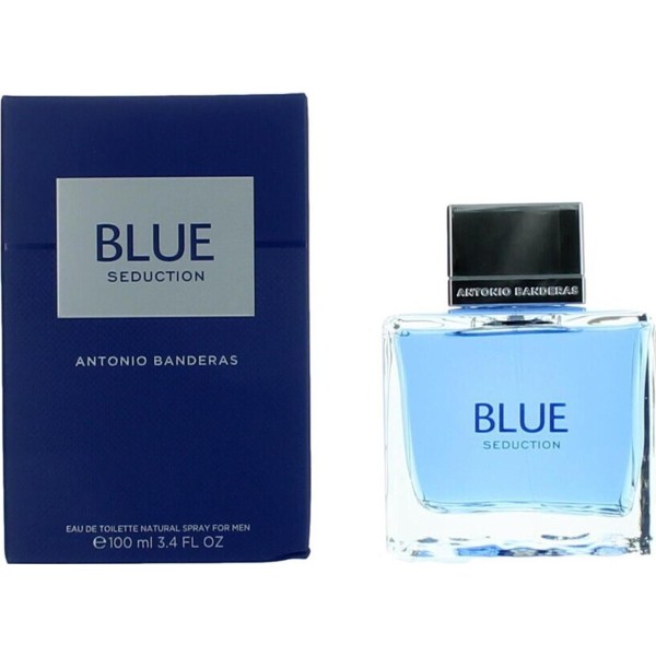 Antonio Banderas Blue Seduction Eau de Toilette Hombre 100ml | Frescura Marina y Seducción Sutil | Merkamas