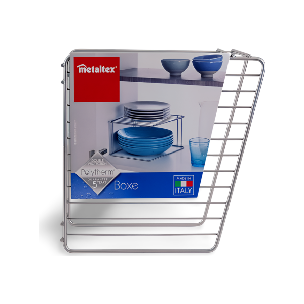 Rinconera Cocina Metaltex Boxe 2 Alturas 25x25x15cm Polytherm | Organización Inteligente Made in Italy | Merkamas