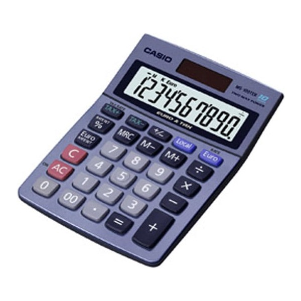 Calculadora de Sobremesa Casio MS100: Conversión Euro, Doble Cero y 30 Años de Fiabilidad | Merkamas