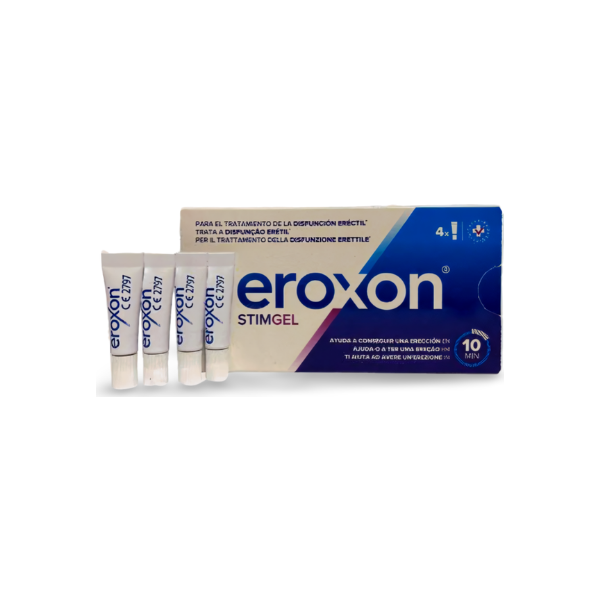 Eroxon Stimgel 4 Tubos Monodosis Gel Estimulante Efecto Frío-Calor para Erecciones Fuertes | Merkamas