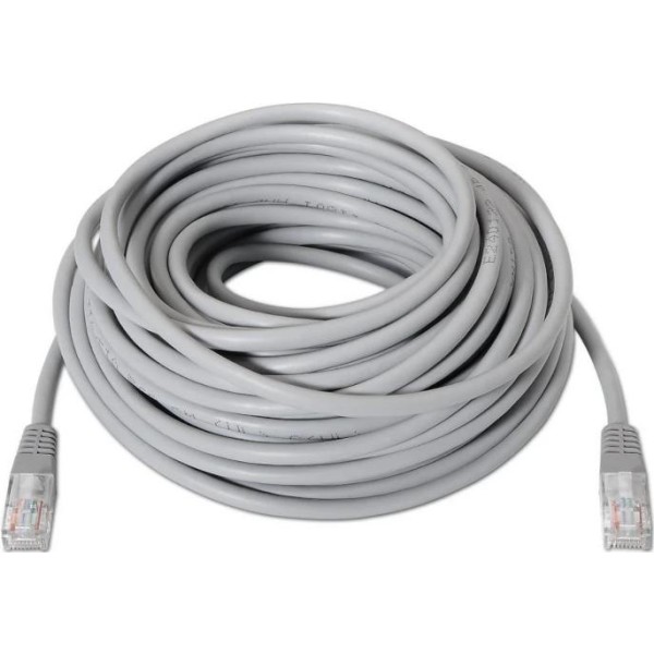 Aisens Latiguillo RJ45 Cat.6 UTP AWG24 Gris 15m | Merkamas