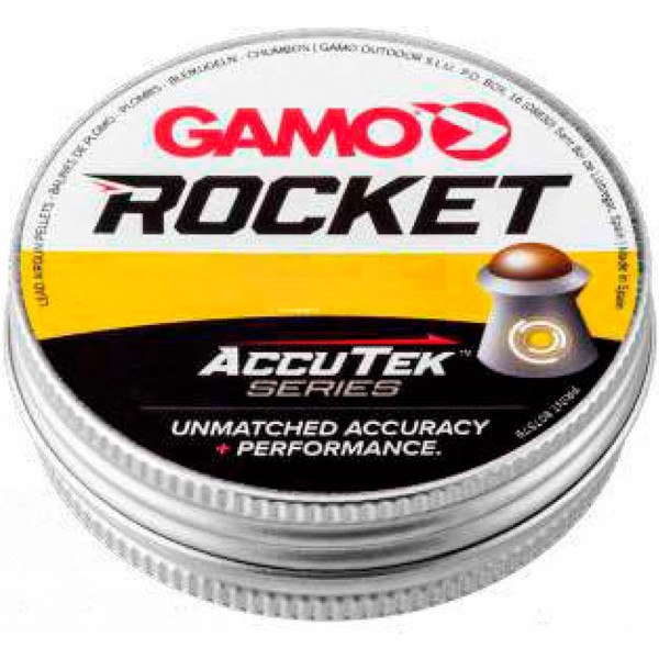 Balines Rocket Accutek Calibre 4,5 mm (.177) 0,60g 150 uds - Precisión Mejorada y Aerodinámica | Merkamas