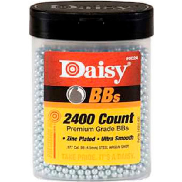 Bolas Acero Premium BB Calibre 4.5mm (.177) Bote 2400uds DAISY | Merkamas